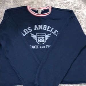 Forever 21 Long Sleeve Crop Top